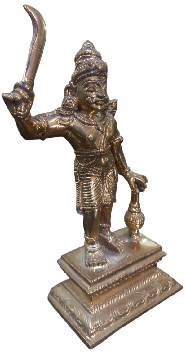 BRONZE STANDING MADURAI VEERAN 7