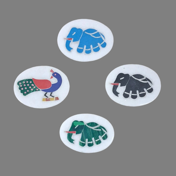 Stone Inlay Work Magnet (Assorted Designs)