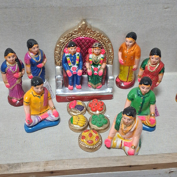 Clay Engagement Set for Navarathri Golu Dolls