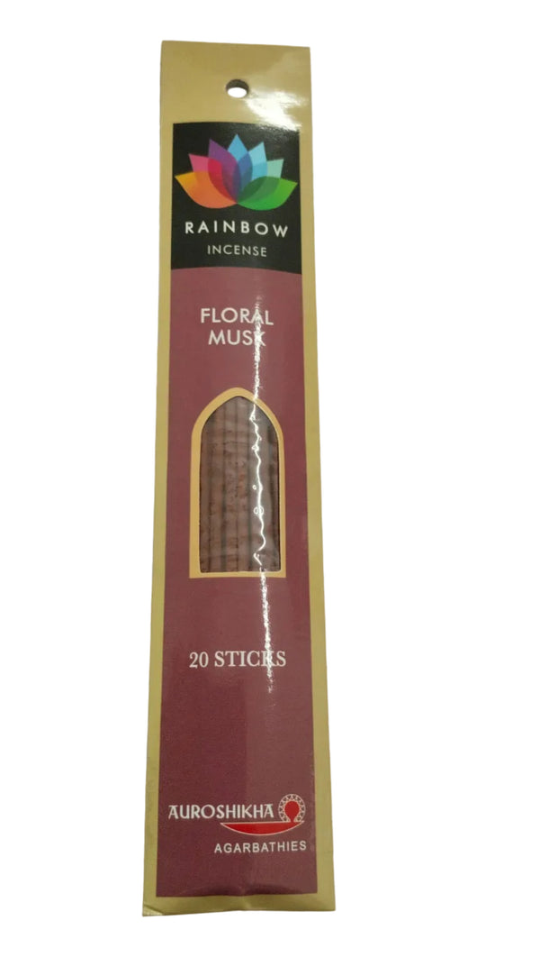 Auroshikha Floral Musk  Incense Sticks/Agarbathi -20 Pcs