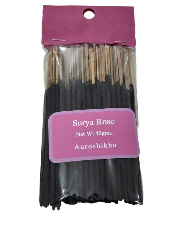 Auroshikha Surya Rose Mini Incense Sticks - 40gms