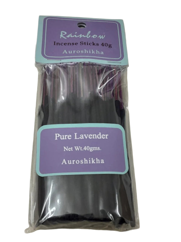 Auroshikha Mini Rainbow Pure Lavender Incense Sticks (40gms)