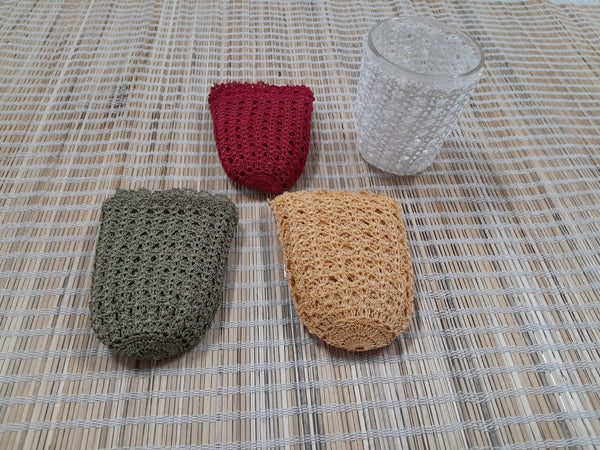 Crochet & Lace Work Glass Cover