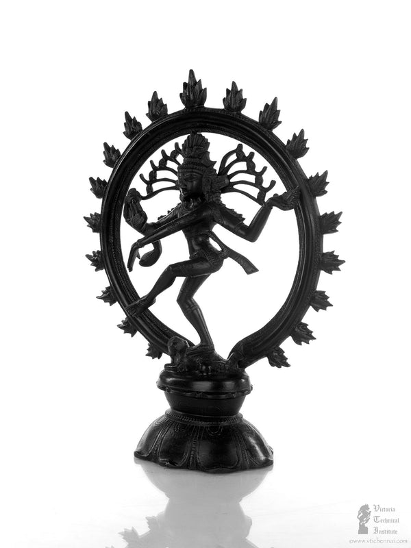 Handmade Brass Oxidised Nataraja Statue Idol