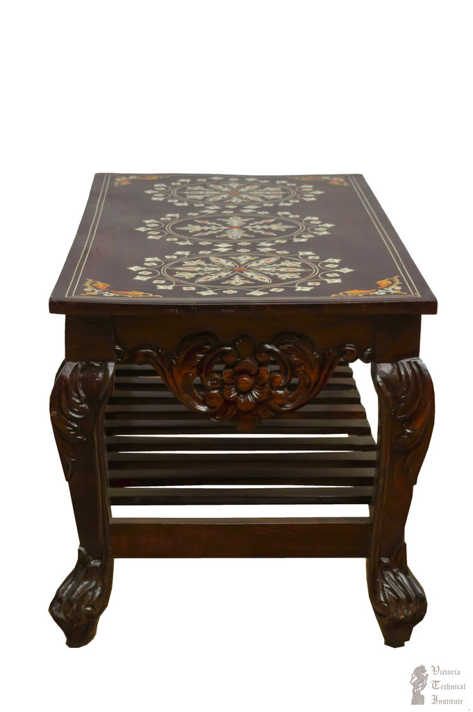 Handmade Wooden Center Table – VTI HERITAGE
