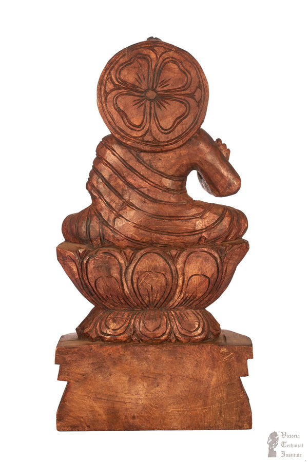 Handmade Wooden Buddha Statue