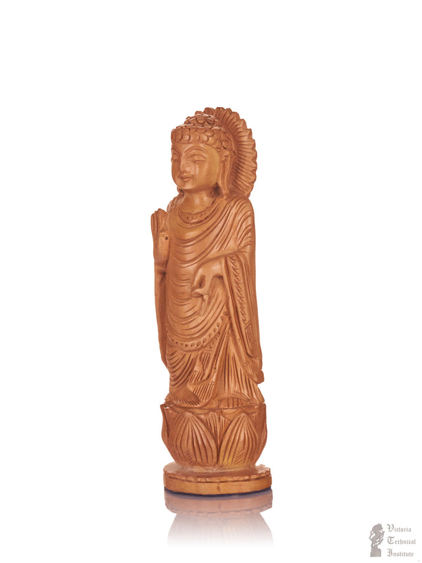 Handmade Sandal Wood Buddha Statue
