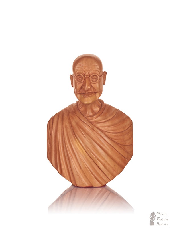 Handmade Sandal Wood Mahatma Gandhi Head