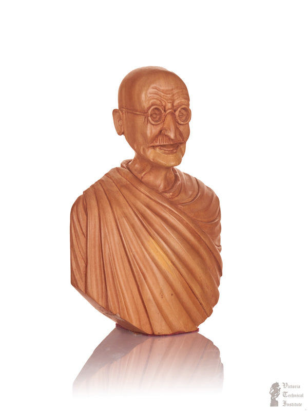 Handmade Sandal Wood Mahatma Gandhi Head