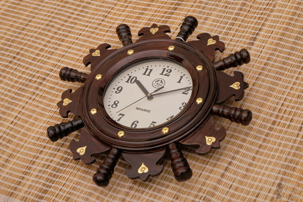 Handmade Rosewood Wall Clock