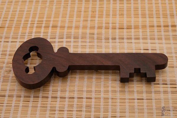 Handmade Vintage Rose Wood Key Holder