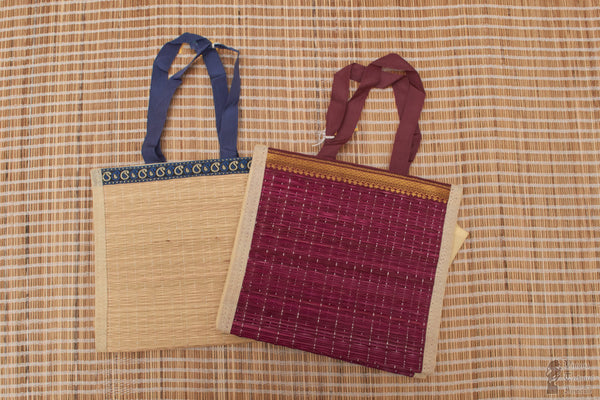Hand Crafted Korai Bag(Assorted Colours)