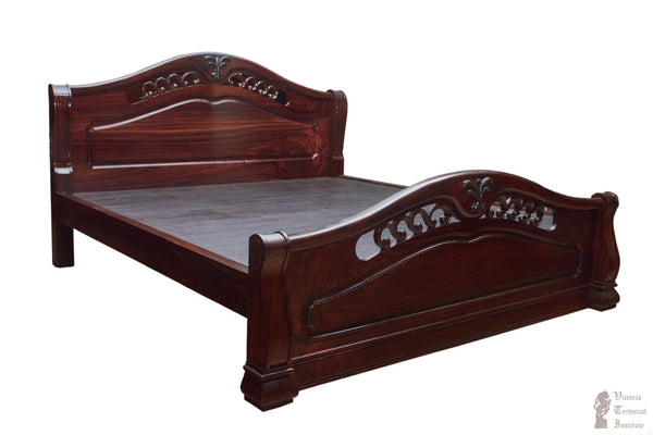 Handmade Wooden King Size Cot