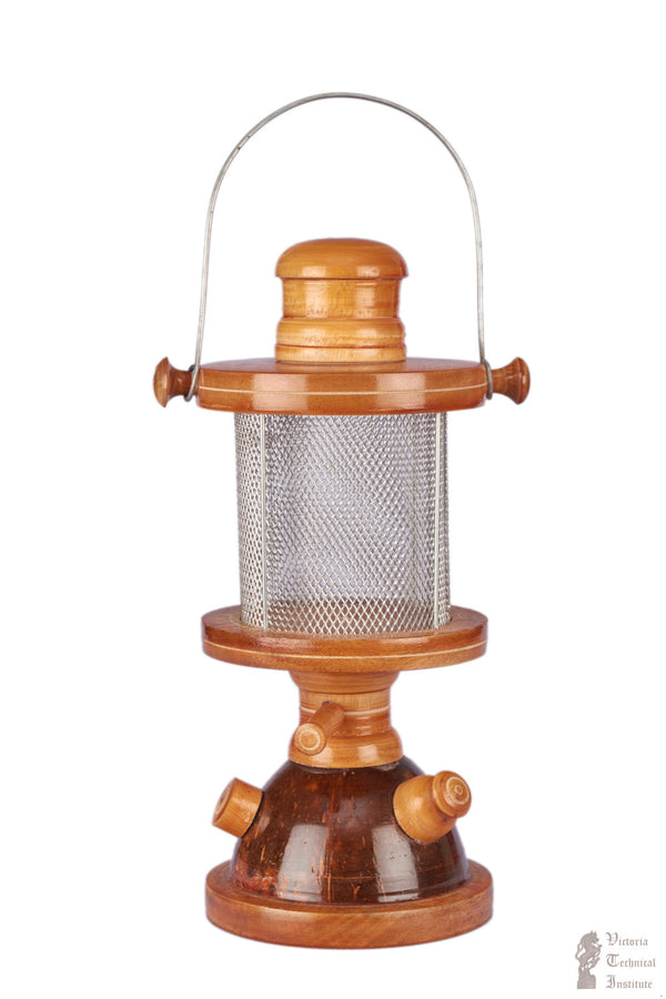 Handmade Wooden Vinatge / Petromax Lamp