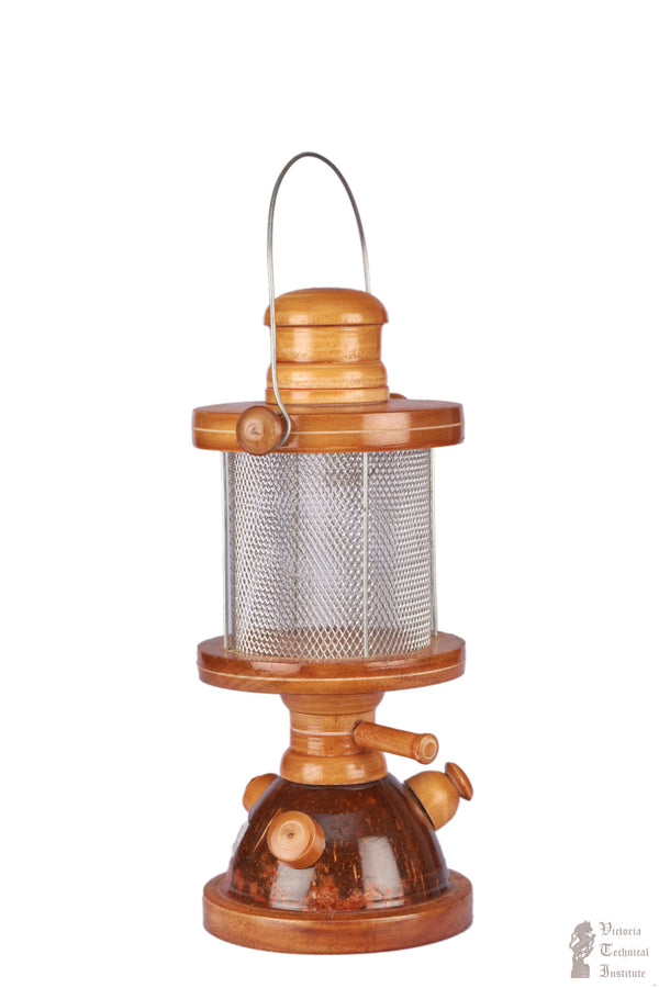 Handmade Wooden Vinatge / Petromax Lamp