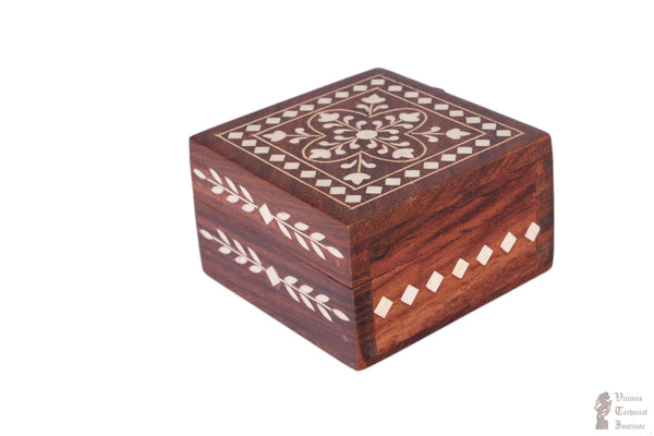 Handmade Wooden Inlaid Small Accessories Box/Jewel Box/Pin Holder