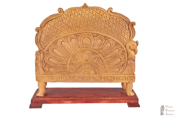 Handmade Wooden Sleeping Ganesha Statue