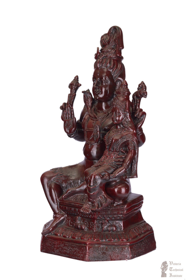 Handmade Paper Mache Shiva & Parvathi Golu Doll