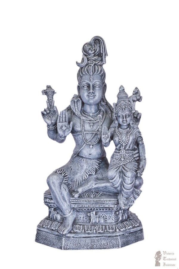 Handmade Paper Mache Shiva & Parvathi Golu Doll