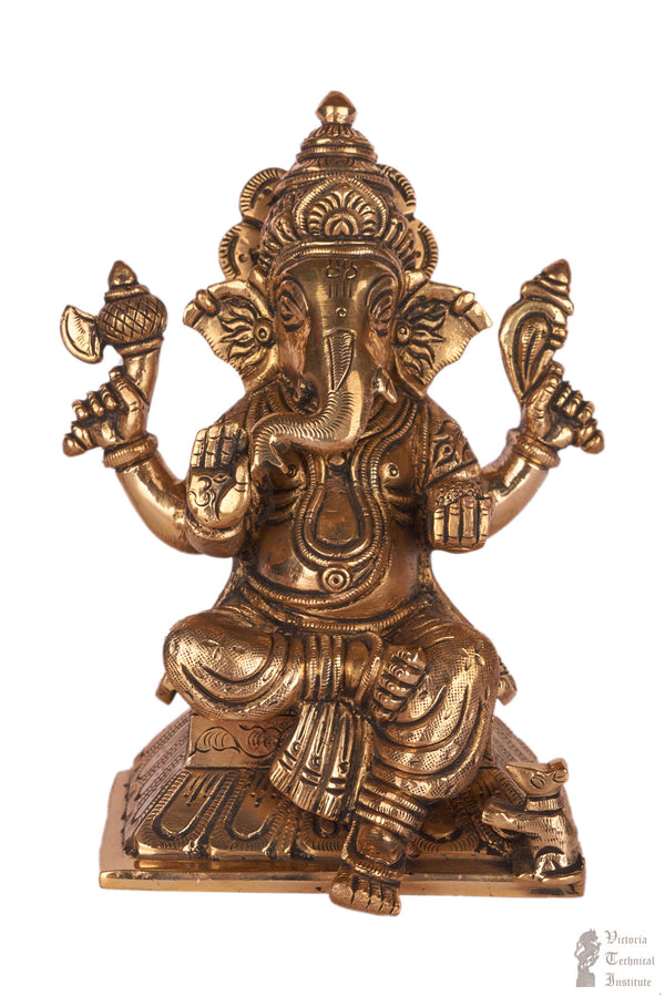 Brass Lord Ganesha Statue