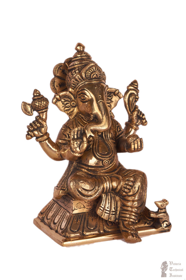 Brass Lord Ganesha Statue