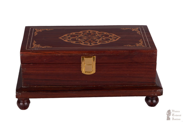 Handmade Wooden Inlaid Jewel Box