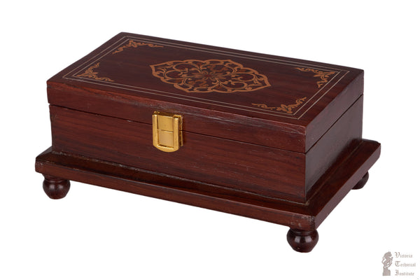 Handmade Wooden Inlaid Jewel Box