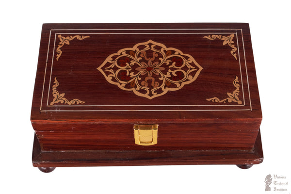 Handmade Wooden Inlaid Jewel Box