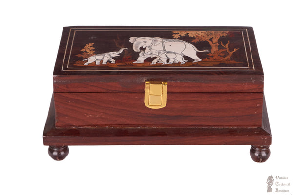 Handmade Wooden Inlaid Jewel Box