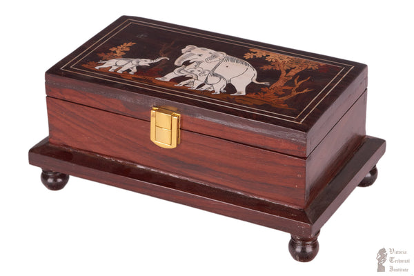 Handmade Wooden Inlaid Jewel Box