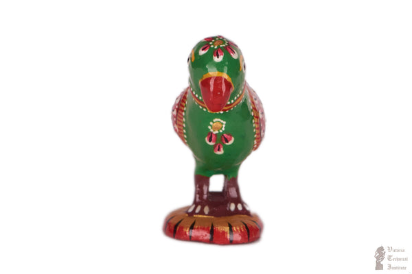 Handmade Meenakari Design Metal Parrot