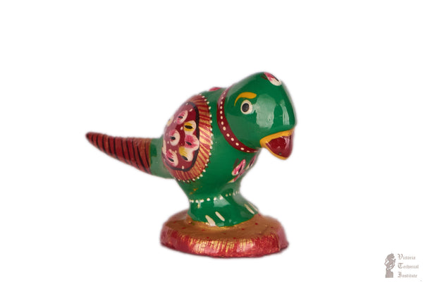 Handmade Meenakari Design Metal Parrot