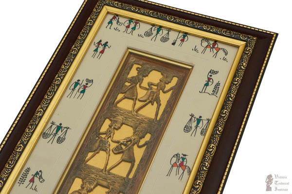 Handmade Brass Dokra Frame / Wall Hanging 24