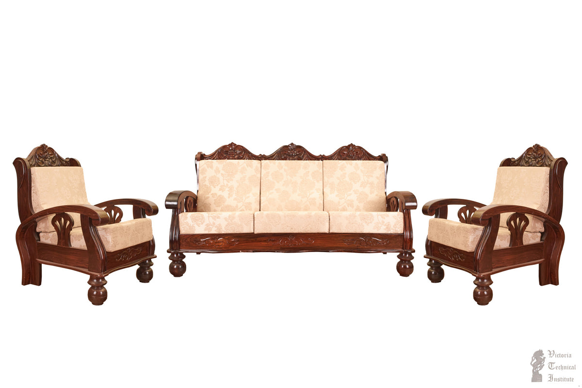 Handmade Wooden Sofa Set Vti Heritage