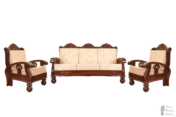 Handmade Wooden Sofa Set – VTI HERITAGE