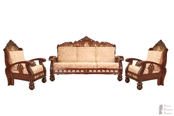 Handmade Wooden Sofa Set