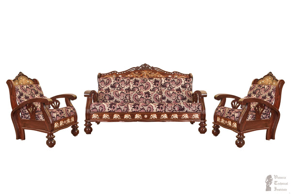 Handmade Wooden Sofa Set