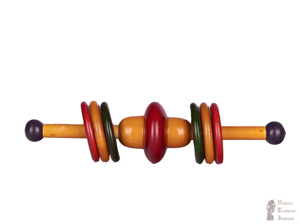 Handmade Channapatna Wooden Toy Ring Rattle